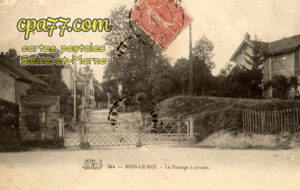 Bois Le Roi (Seine-et-Marne) - Le Passage à Niveau