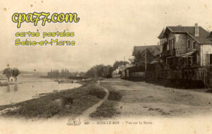 Bois Le Roi (Seine-et-Marne) - Vue sur la Seine