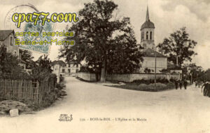 Bois Le Roi (Seine-et-Marne) - L&rsquo;Eglise et la Mairie