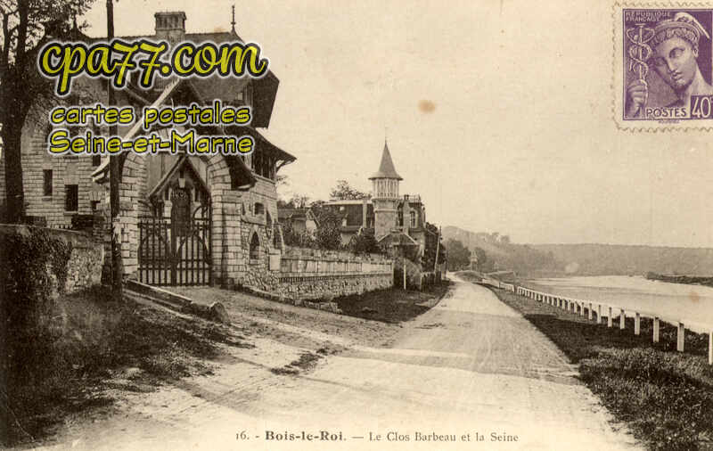 Bois Le Roi (Seine-et-Marne) - Le Clos Barbeau et la Seine