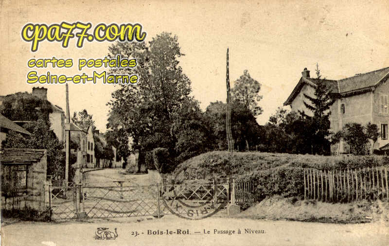 Bois Le Roi (Seine-et-Marne) - Le Passage à Niveau