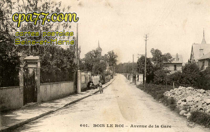 Bois Le Roi (Seine-et-Marne) - Avenue de la Gare