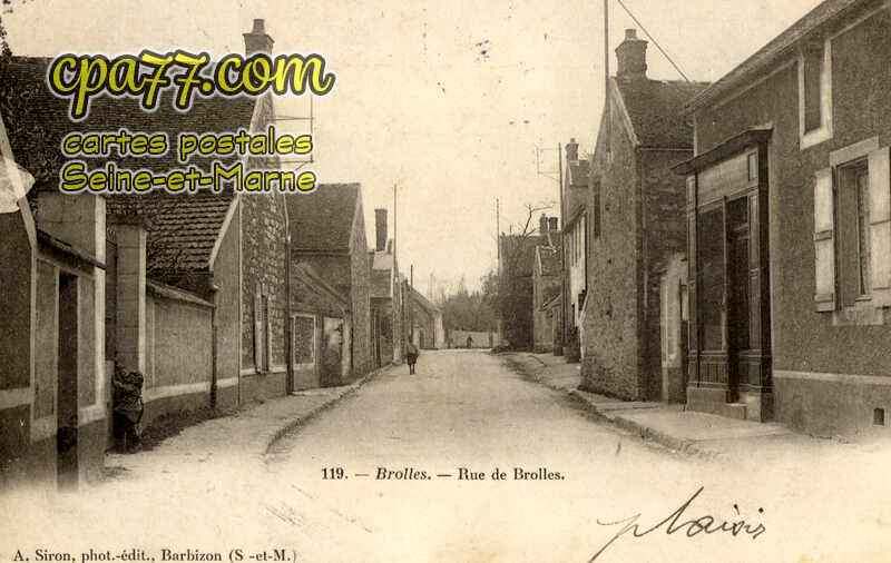 Bois Le Roi (Seine-et-Marne) - Brolles – Rue de Brolles
