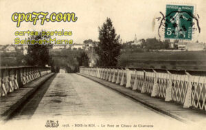 Bois Le Roi (Seine-et-Marne) - Le Pont et Côteau de Chartrette