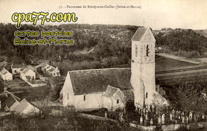 Boissy Aux Cailles (Seine-et-Marne) - Panorama de Boissy-aux-Cailles (Seine-et-Marne)