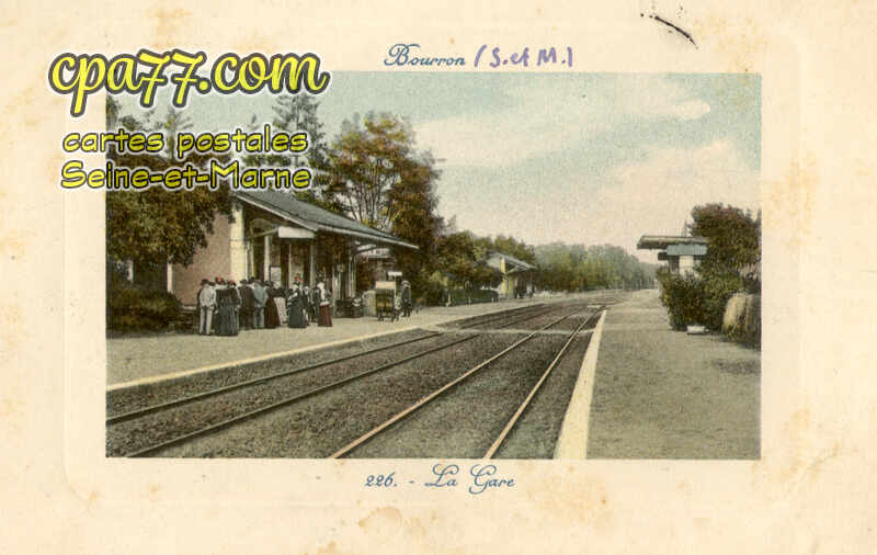 Bourron Marlotte (Seine-et-Marne) - 226. – La Gare