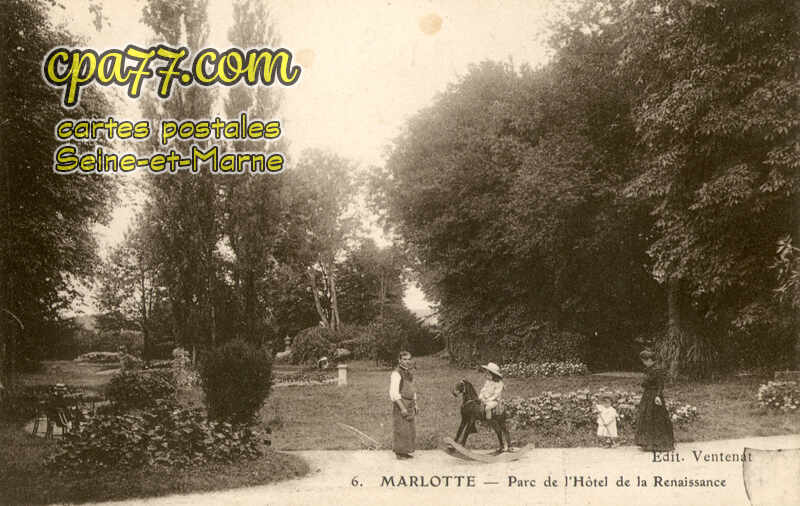 Bourron Marlotte (Seine-et-Marne) - Parc de l&rsquo;Hôtel de la Renaissance