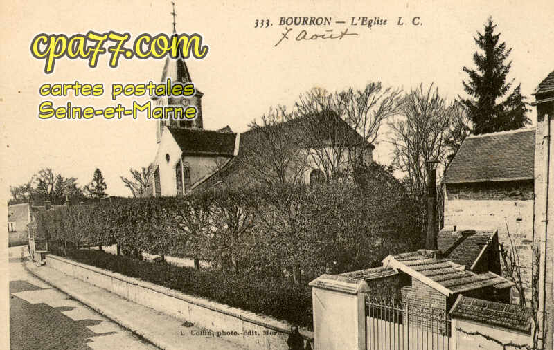 Bourron Marlotte (Seine-et-Marne) - L&rsquo;Eglise