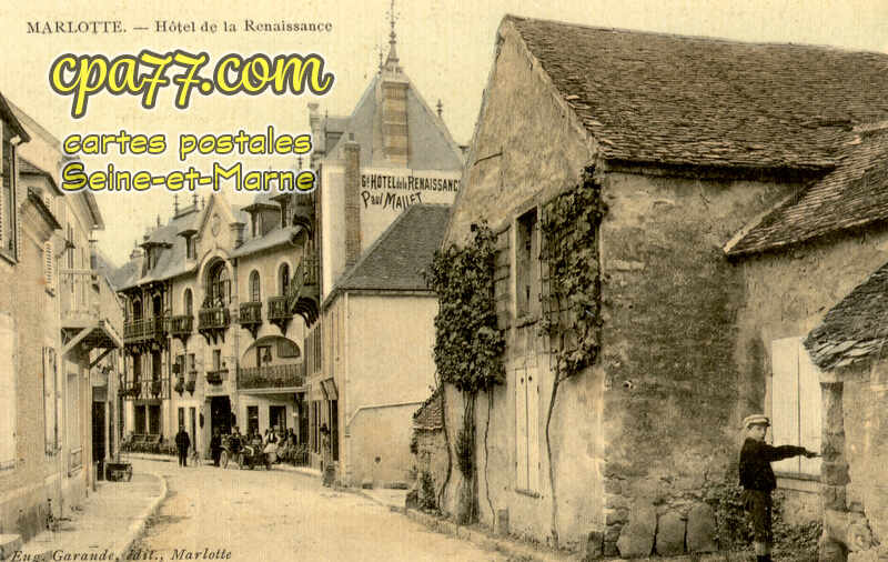 Bourron Marlotte (Seine-et-Marne) - Hôtel de la Renaissance