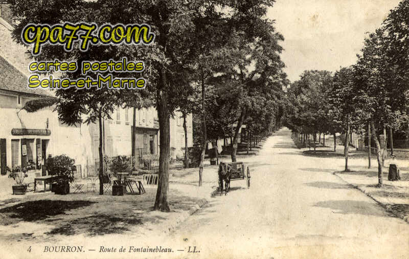 Bourron Marlotte (Seine-et-Marne) - Route de Fontainebleau