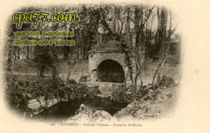 Bourron Marlotte (Seine-et-Marne) - Parc du Château – Fontaine St-Sévère