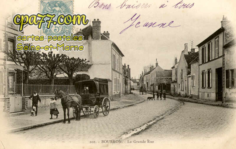Bourron Marlotte (Seine-et-Marne) - La Grande Rue