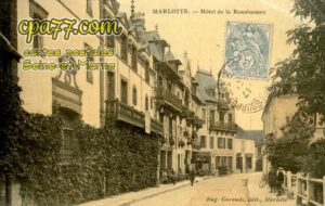 Bourron Marlotte (Seine-et-Marne) - Hôtel de la Renaissance