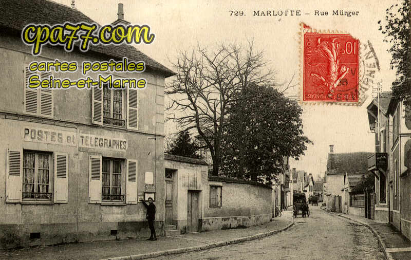 Bourron Marlotte (Seine-et-Marne) - Rue Mürger