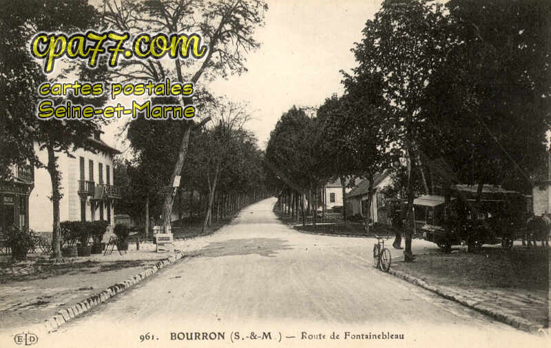 Bourron Marlotte (Seine-et-Marne) - Route de Fontainebleau