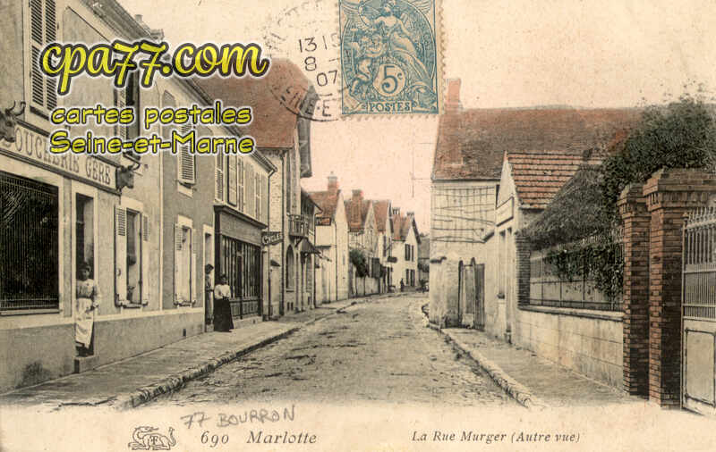 Bourron Marlotte (Seine-et-Marne) - La Rue Murger (Autre vue)