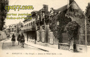 Bourron Marlotte (Seine-et-Marne) - Rue Mürger – Annexe de l&rsquo;Hôtel Mallet