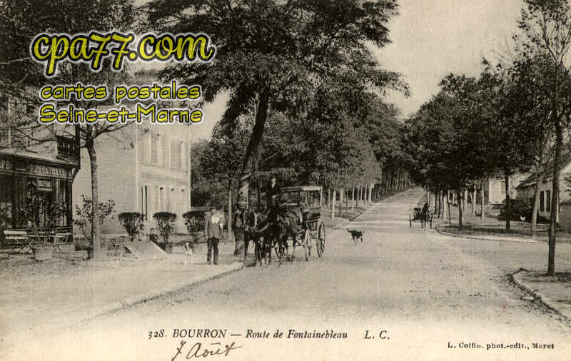 Bourron Marlotte (Seine-et-Marne) - 328. – Bourrron – Route de Fontainebleau