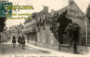 Bourron Marlotte (Seine-et-Marne) - Rue Mürger – Annexe de l&rsquo;Hôtel Mallet