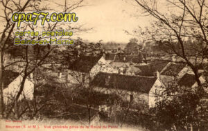 Bourron Marlotte (Seine-et-Marne) - Vue générale prise de la Route de Paris
