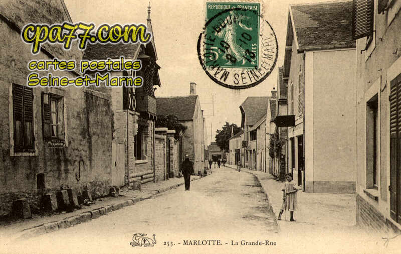 Bourron Marlotte (Seine-et-Marne) - La Grande Rue