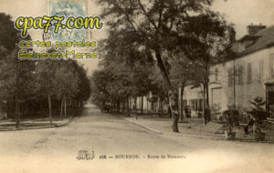 Bourron Marlotte (Seine-et-Marne) - Route de Nemours