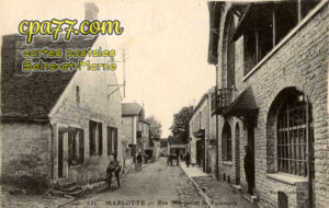 Bourron Marlotte (Seine-et-Marne) - Rue Mürger et la Faïencerie