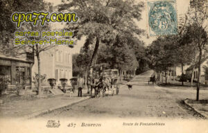 Bourron Marlotte (Seine-et-Marne) - Route de Fontainebleau