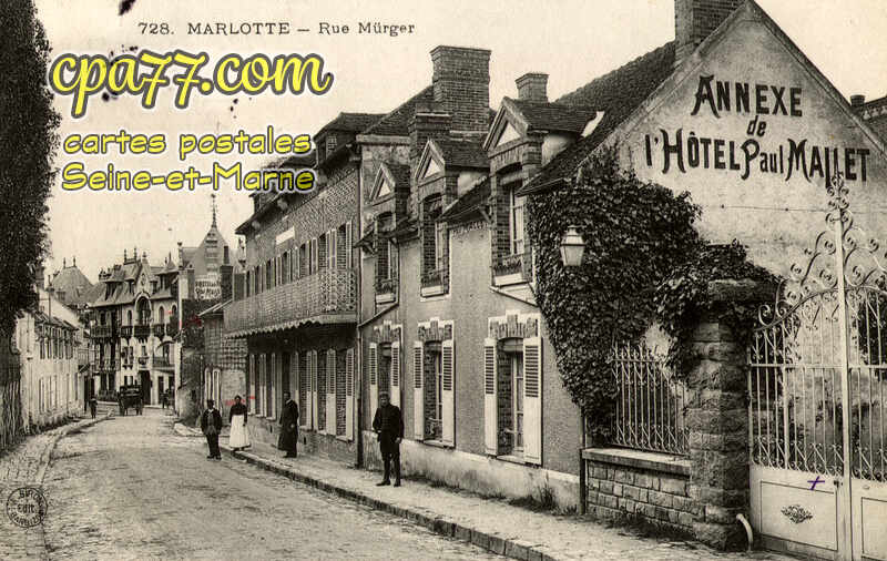 Bourron Marlotte (Seine-et-Marne) - Rue Mürger