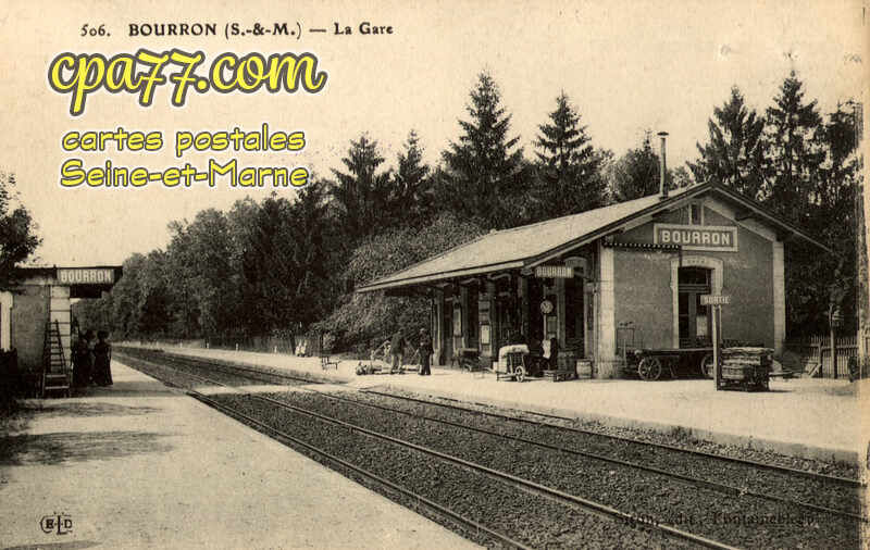 Bourron Marlotte (Seine-et-Marne) - La Gare