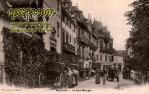 Bourron Marlotte (Seine-et-Marne) - La Rue Mürger