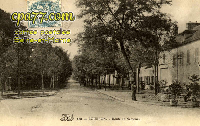 Bourron Marlotte (Seine-et-Marne) - Route de Nemours