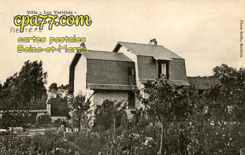 Bourron Marlotte (Seine-et-Marne) - Villa « Les Variétés » – King, Horticulteur à Marlotte (S.-et-M.)