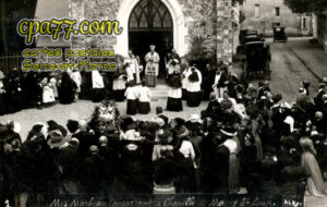 Boutigny (Seine-et-Marne) - Mgr Marbeau consacrant la Chapelle de Magny St Loup