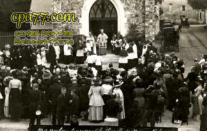 Boutigny (Seine-et-Marne) - Mgr Marbeau consacrant la Chapelle de Magny St Loup