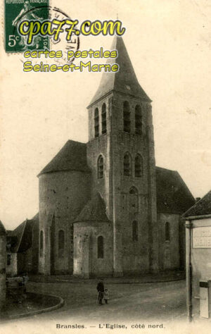 Bransles (Seine-et-Marne) - L&rsquo;Eglise, côté nord
