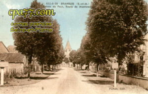 Bransles (Seine-et-Marne) - Entrée du Pays, Route de Montereau