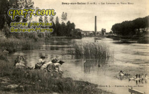Bray Sur Seine (Seine-et-Marne) - Les Laveuses au Vieux-Mouy
