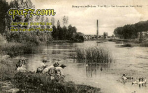 Bray Sur Seine (Seine-et-Marne) - Les Laveuses au Vieux-Mouy