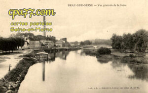 Bray Sur Seine (Seine-et-Marne) - Vue Générale de la Seine