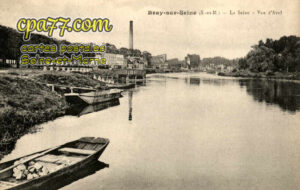 Bray Sur Seine (Seine-et-Marne) - La Seine – Vue d&rsquo;Aval