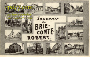 Brie Comte Robert (Seine-et-Marne) - Souvenir de Brie-Comte-Robert