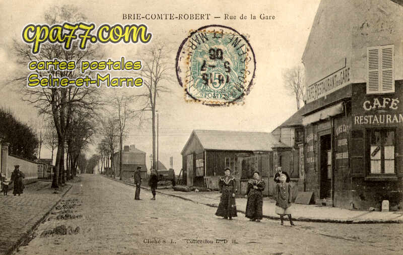 Brie Comte Robert (Seine-et-Marne) - Rue de la Gare