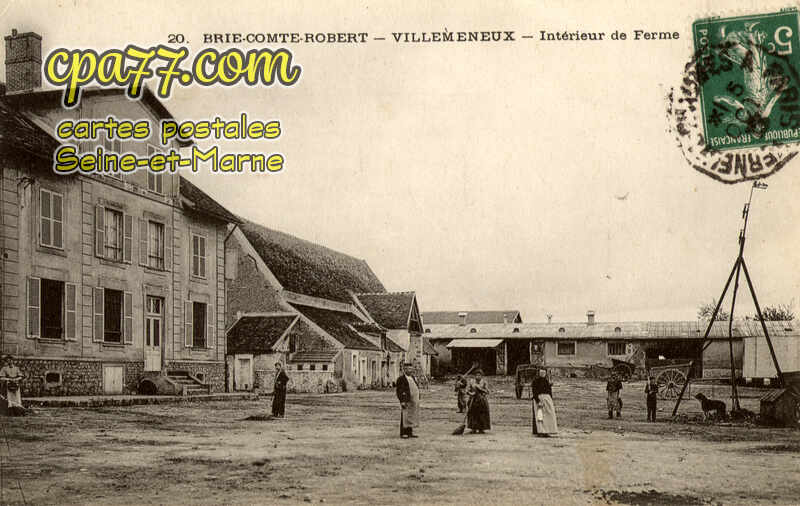 Brie Comte Robert (Seine-et-Marne) - Villemeneux – Intérieur de Ferme
