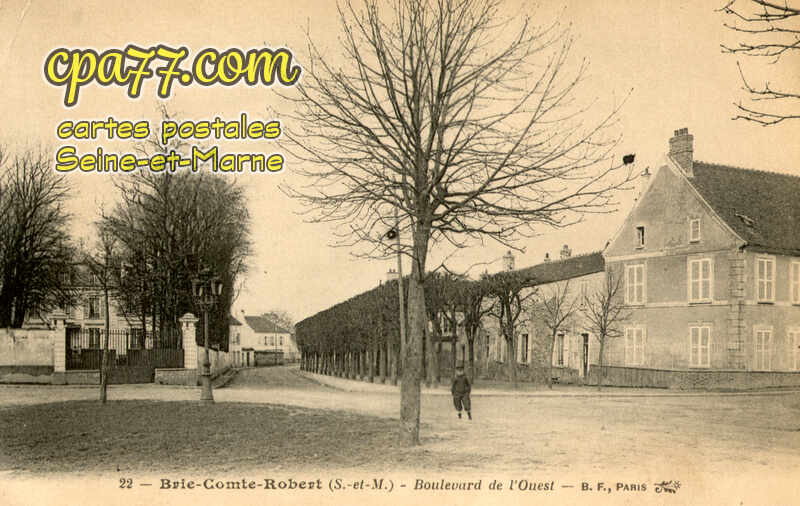 Brie Comte Robert (Seine-et-Marne) - Boulevard de l&rsquo;Ouest