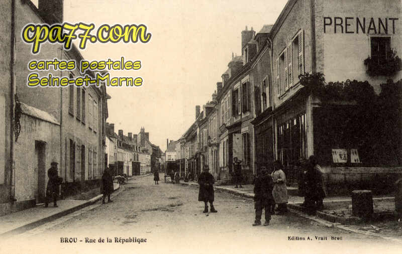 Brou Sur Chantereine (Seine-et-Marne) - Rue de la République