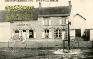 Buthiers (Seine-et-Marne) - Le Café-Tabac Paillet