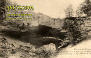 Buthiers (Seine-et-Marne) - Environs de Nemours – Entrée des Carrières de Sables de Bonnevaux