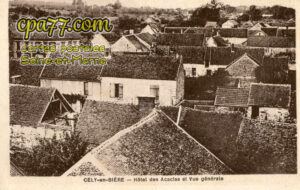 Cély En Bière (Seine-et-Marne) - Hôtel des Acacias et vue générale