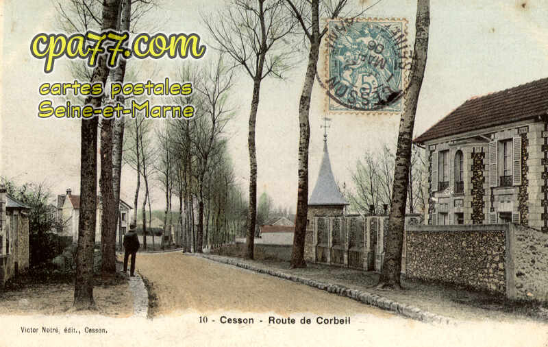 Cesson (Seine-et-Marne) - Route de Corbeil